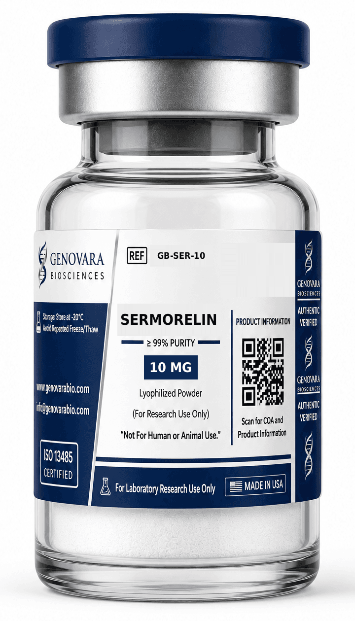 Sermorelin research vial